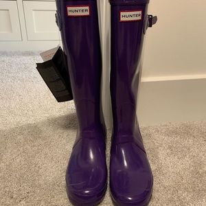 Hunter rain boots size 10